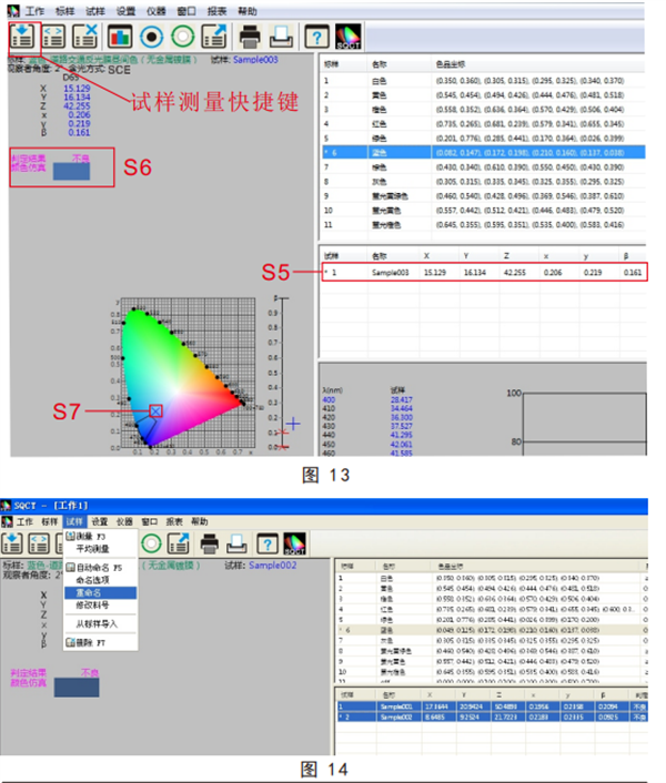 給路標(biāo)專用色差儀的數(shù)據(jù)測試方法2