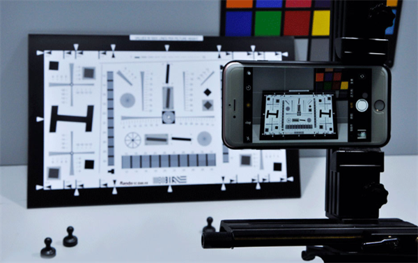 分辨率測試卡的拍攝