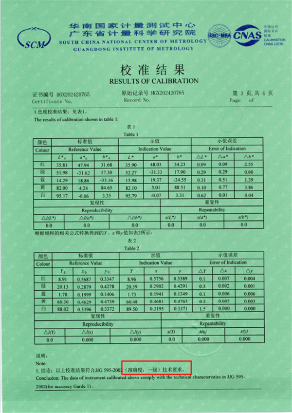 MS3006 校準(zhǔn)證書3